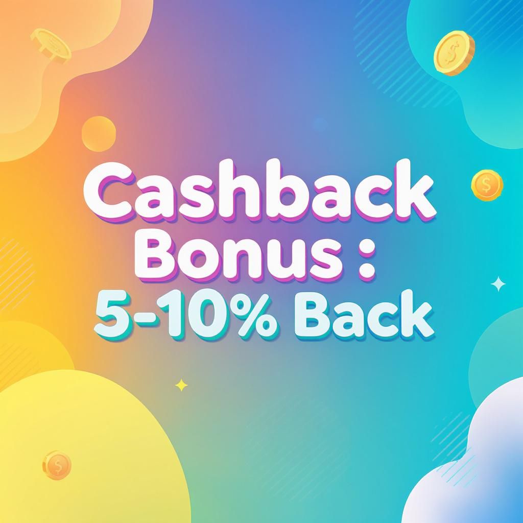 Cashback Bonus: 5-10% Back Cashback Bonus: 5-10% Back